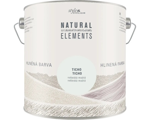 StyleColor NATURAL ELEMENTS jílové barvy bez konzervantů 2,5 l Ticho