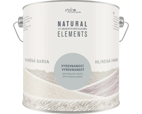 StyleColor NATURAL ELEMENTS jílové barvy bez konzervantů 2,5 l Vyrovnanost