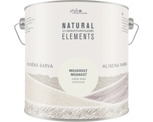 StyleColor NATURAL ELEMENTS jílové barvy bez konzervantů 2,5 l Moudrost