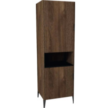 Koupelnová skříňka vysoká Devo Lotos levá bronzová 50 x 190 x 53 cm LF-SZS2D+OTLE60-F115