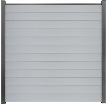 Zahradní plot s vodorovnými panely