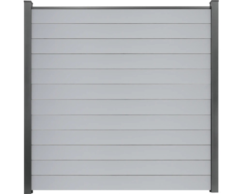 Plotové pole GroJa BasicLine úzký Zahradní plot s vodorovnými panely