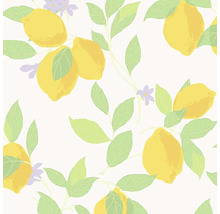 Ilustrace citronů s listy a květy