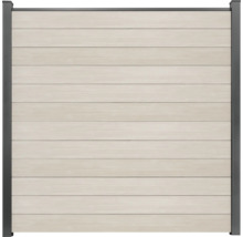 Zahradní plot z vodorovných panelů