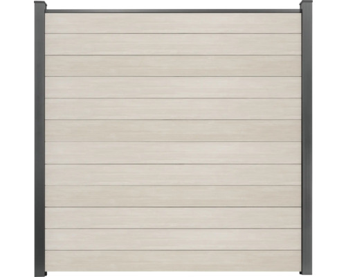 Plotové pole GroJa BasicLine úzký Zahradní plot z vodorovných panelů