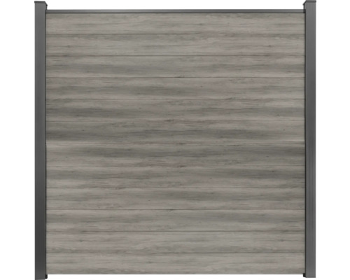 Plotové pole GroJa BasicLine úzký Zahradní plot z WPC s rámem