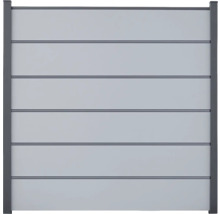 Prvek plotu pro ochranu soukromí s vodorovnými panely