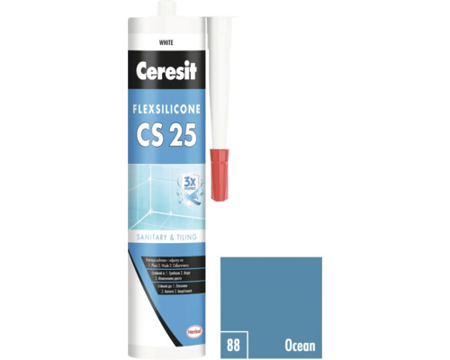Sanitární silikon Ceresit CS 25 Ocean 280 ml