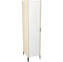 Koupelnová skříňka vysoká Devo Lotos levá krémově bílá 45 x 190 x 53 cm LF-S1DSL45x190-F98