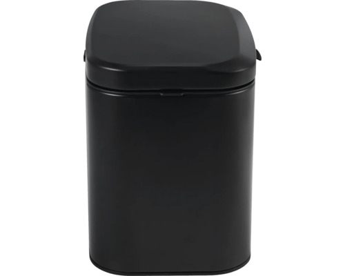 Černý pedálový odpadkový koš do interiéru