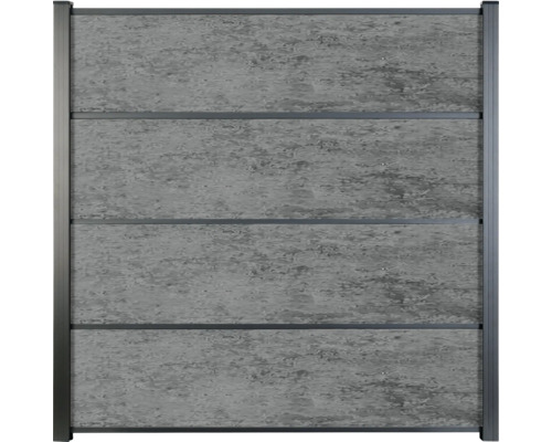 HPL Plotové pole GroJa Premo Díl pro plot s imitací betonu