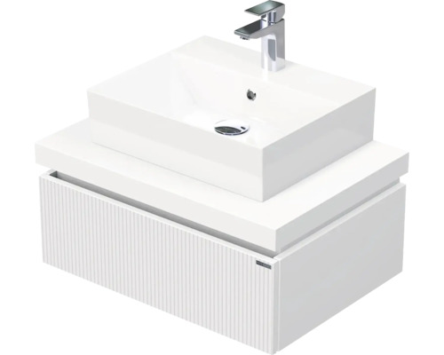 Koupelnová skříňka s umyvadlem Intedoor DESK 3D bílá matná 70,5 x 44,4 x 50,2 cm DE 54 3D 70 STORM 1Z A8916 Koupelnová skříňka s umyvadlem Intedoor DESK 3D bílá matná 70,5 x 44,4 x 50,2 cm DE 54 3D 70 STORM 1Z A8916