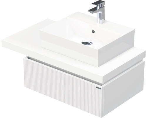 Koupelnová skříňka s umyvadlem Intedoor DESK 3D bílá matná 90,5 x 44,4 x 50,2 cm DE 54 3D 90 P STORM 1Z A8916 Koupelnová skříňka s umyvadlem Intedoor DESK 3D bílá matná 90,5 x 44,4 x 50,2 cm DE 54 3D 90 P STORM 1Z A8916