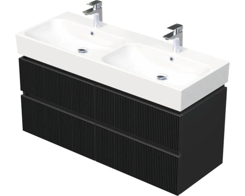 Koupelnová skříňka s umyvadlem Intedoor STORM 3D černá matná 120 x 66 x 46,5 cm STORM 3D 120D 4Z A9276 Koupelnová skříňka s umyvadlem Intedoor STORM 3D černá matná 120 x 66 x 46,5 cm STORM 3D 120D 4Z A9276