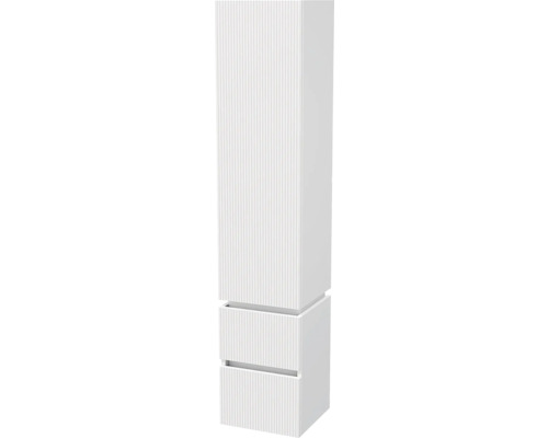 Koupelnová skříňka vysoká Intedoor STORM 3D bílá matná 35 x 171,8 x 35 cm STORM 3D SV 35 1D2Z L A8916
