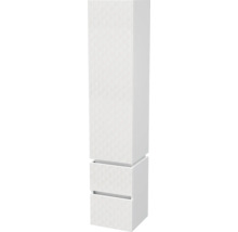 Koupelnová skříňka vysoká Intedoor STORM 3D bílá matná 35 x 171,8 x 35 cm STORM 3D SV 35 1D2Z P B073