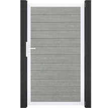 Dřevěná zahradní branka s rámem a rukojetí