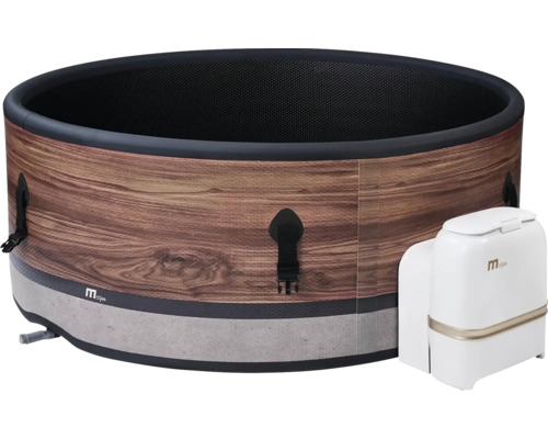 Nafukovací vířivka s dekorem dřeva a filtračním čerpadlem