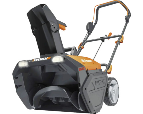 Sněhová fréza Worx se záběrem 51 cm