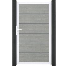 Zahradní branka s příčkami a rukojetí