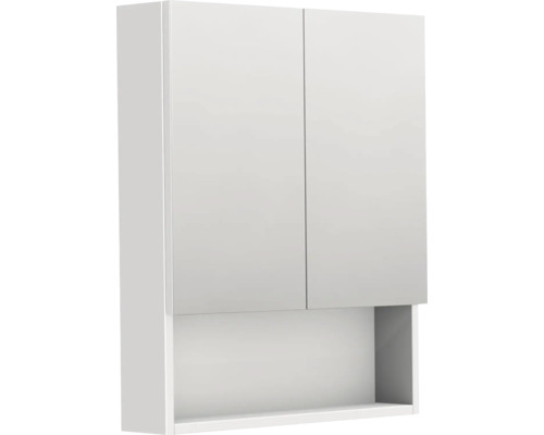Zrcadlová skříňka Intedoor NY ZS 60 x 14 x 72 cm bílá vysoce lesklá