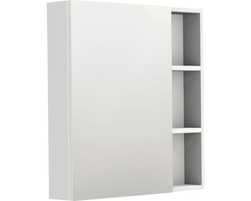 Zrcadlová skříňka Intedoor NY ZS 70 x 14 x 72 cm bílá vysoce lesklá
