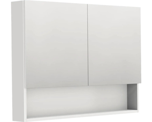 Zrcadlová skříňka Intedoor NY ZS 100 x 14 x 72 cm bílá vysoce lesklá