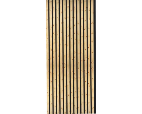 Dřevěný panel s lamelovou strukturou