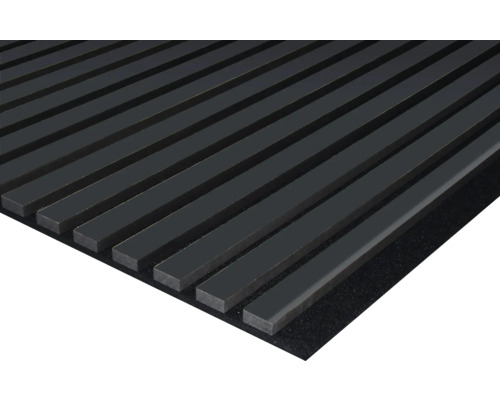 Akustický panel 19x572x2400 mm RAL7016 fóliovaný Akustický panel s plstěnou podložkou pro design stěn a stropů