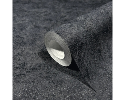 Vliesová tapeta dekor betonu čierna 10,05x0,53m GZSZ