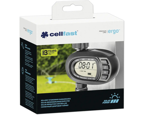 Cellfast solární zavlažovací počítač v balení
