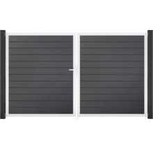 Dvojitá plastová brána s rukojetí