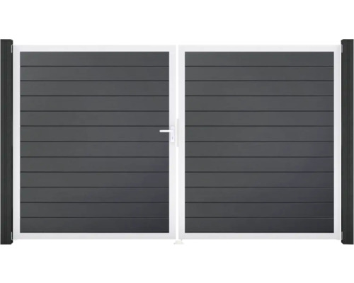 Dvojitá plastová brána s rukojetí