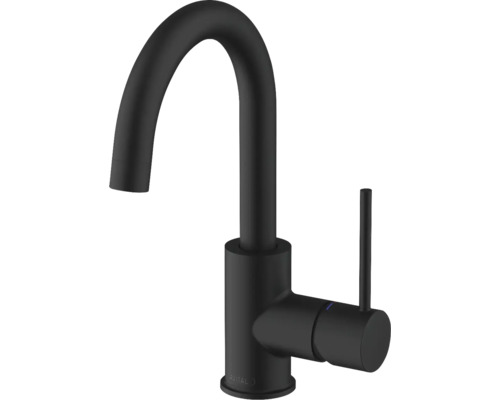 Černá vodovodní baterie