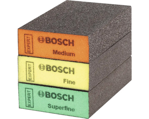 Brusná houba pro ruční brusku Bosch 69x97x26 mm, 3 ks-0