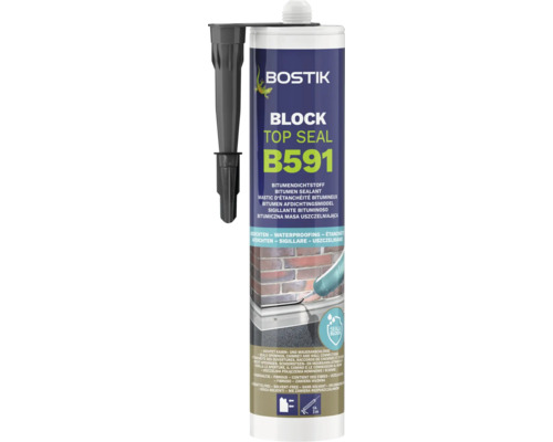 Bostik Block Top Seal B591 bitumenový tmel kartuše