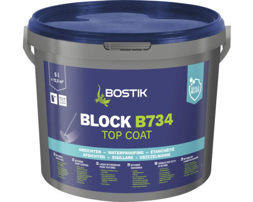 Kbelík Bostik Block B734 Top Coat, 5 litrů