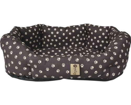 Pelíšek pro psy se vzorem tlapek