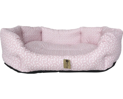 Pelíšek pro psy se vzorem kostí