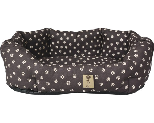 Pelíšek pro psy se vzorem tlapek