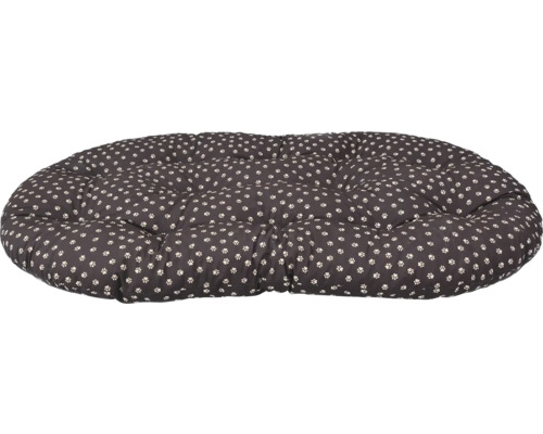 Oválná psí postel se vzorem tlapek