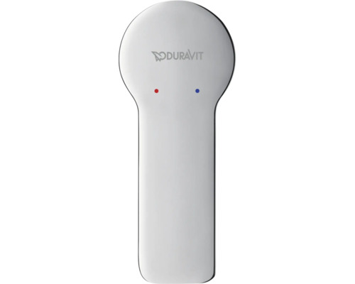 Logo Duravit na dřezové baterii