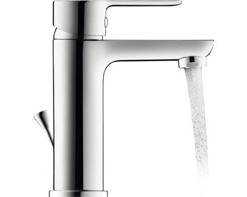 Kovová vodovodní baterie s tekoucí vodou