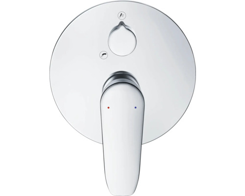 Termostatická baterie na omítku s kulatou rozetou pro sanitární zařízení