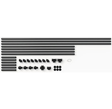 Sada pro stavbu trubek s trubkami, koleny, T-kusy, křížovými kusy a koncovkami