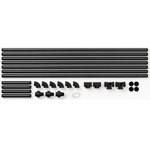 Sada trubkových spojek s trubkami, koleny, T-kusy a koncovkami