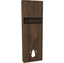 Koupelnová závěsná skříňka Devo Lotos levá bronzová 65 x 190 x 19 cm LF-ZSWCL65x190-F115
