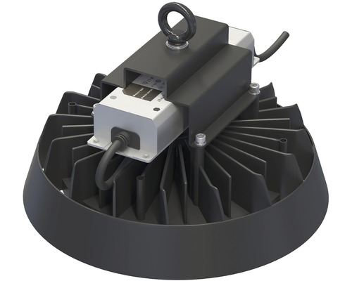 Průmyslové svítidlo s chladicími žebry a závěsným okem