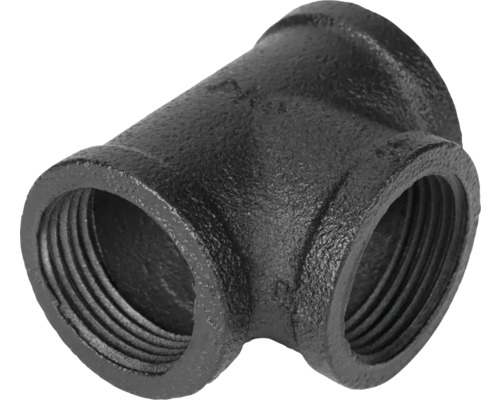 T-kus z temperované litiny s vnitřním závitem