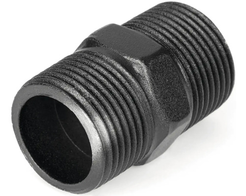 Černý dvojitý vsuvkový trubkový šroub s závitem